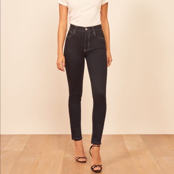 Reformation Denim - Reformation High and Skinny w/ Contrast Stitching